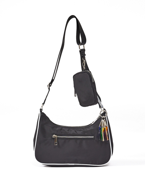 ABAHOUSE（アバハウス）の「【cheek/ チーク】square sholder/スクエア ショルダーバッグ /ユニセックス（ショルダーバッグ・メンズ・ホワイト/ブラック・フリー）」の6枚目の写真