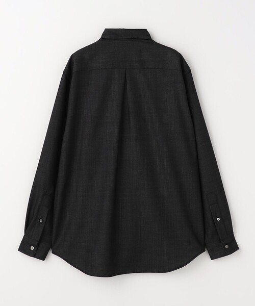 green label relaxing（グリーンレーベルリラクシング）の「TW ツイル デニムライク オーバーシャツ -ハンドウォッシャブル・ストレッチ-（シャツ/ブラウス・メンズ・ネイビー/ブラック・L/M/S/XL）」の15枚目の写真