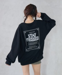 バックデザインビッグスウェット