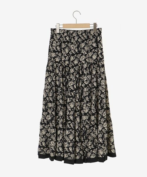 le.coeur blanc（ルクールブラン）の「Fanaka ビンテージモチーフプリントスカート（スカート・レディース・ベージュ系その他2/ブラック系その他・38）」の20枚目の写真