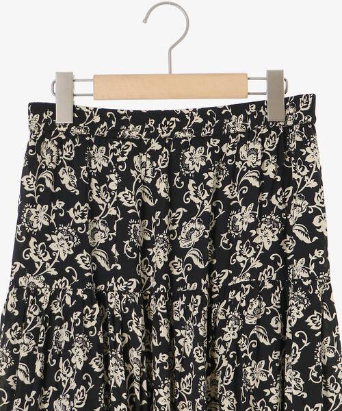 le.coeur blanc（ルクールブラン）の「Fanaka ビンテージモチーフプリントスカート（スカート・レディース・ベージュ系その他2/ブラック系その他・38）」の21枚目の写真