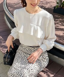NOLLEY’S | 《セットアップ対応》ウォッシャブルダブルクロスブラウス(シャツ/ブラウス)