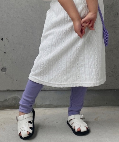 TARKER(ターカー)の「リブレギンス(その他パンツ・キッズ・ライトグレー/ブラック/ブルー/パープル・140/130/120/110/150)」の4枚目の写真