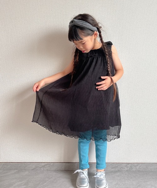 TARKER(ターカー)の「リブレギンス(その他パンツ・キッズ・ライトグレー/ブラック/ブルー/パープル・140/130/120/110/150)」の16枚目の写真