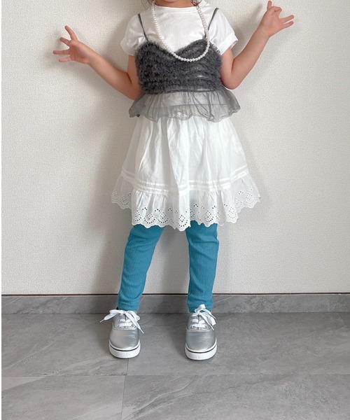 TARKER(ターカー)の「リブレギンス(その他パンツ・キッズ・ライトグレー/ブラック/ブルー/パープル・140/130/120/110/150)」の20枚目の写真