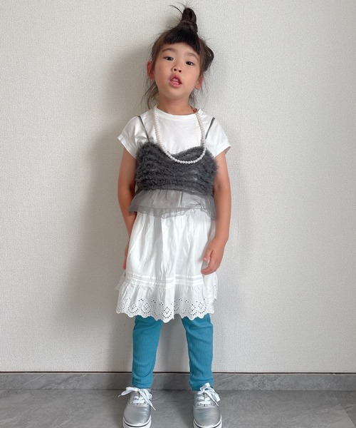 TARKER(ターカー)の「リブレギンス(その他パンツ・キッズ・ライトグレー/ブラック/ブルー/パープル・140/130/120/110/150)」の21枚目の写真