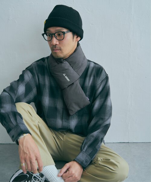 GERRY（ジェリー）の「GERRY ジェリー 中綿差し込みマフラー（マフラー・メンズ・ブラウン/ブラック/オリーブ/チャコールグレー・FREE）」の16枚目の写真