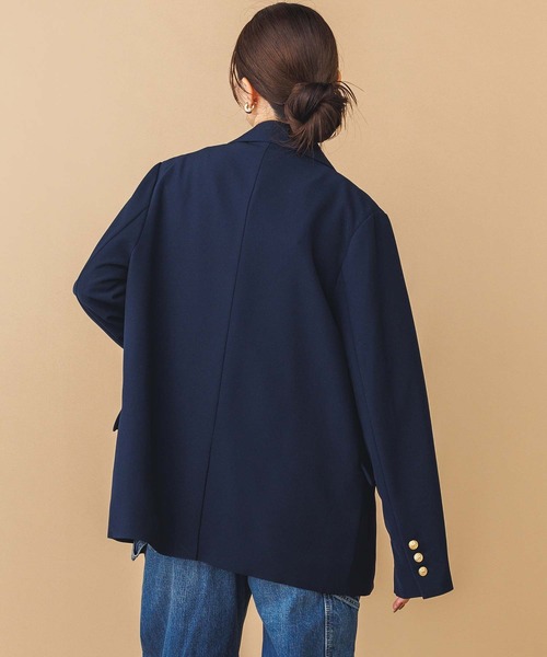 セール】ツイルダブルテーラードジャケット（テーラード