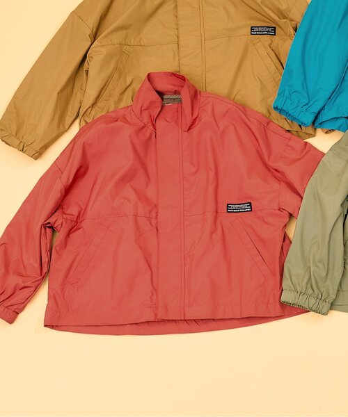 セール】【WEB限定・防風】ジップアップブルゾン（ナイロンジャケット