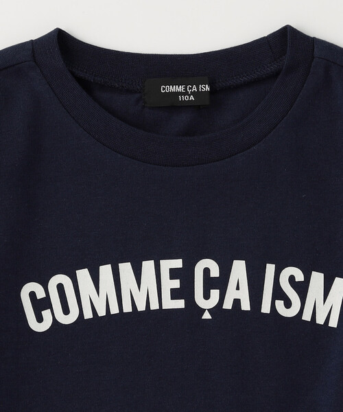 COMME CA ISM（コムサイズム）の「ロゴプリント長袖Tシャツ（Tシャツ/カットソー・キッズ・ネイビー系/ブラック/ピンク系その他/ホワイト系その他/サックスブルー系・100cm/110cm/120cm/130cm/140cm/150cm）」の10枚目の写真