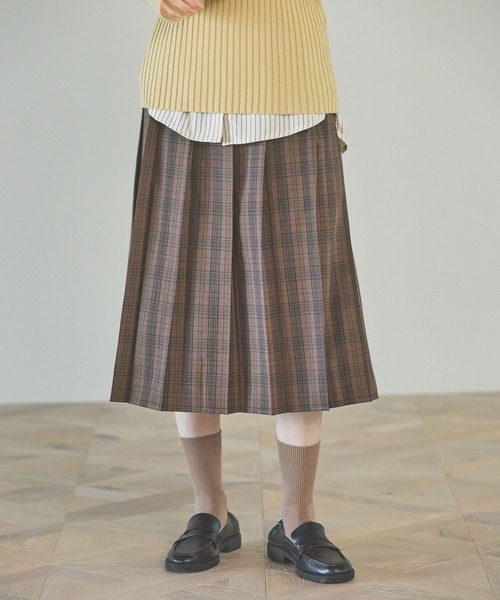 LAKOLE（ラコレ）の「プリーツミディスカート / 149571（スカート・レディース・ブラウン/グレー/ブラック・SMALL/MEDIUM）」の19枚目の写真