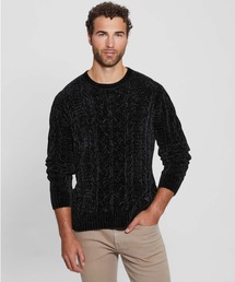 Guess | ECO Egidio Cable-Knit Chenille Sweater ニット(ニット/セーター)