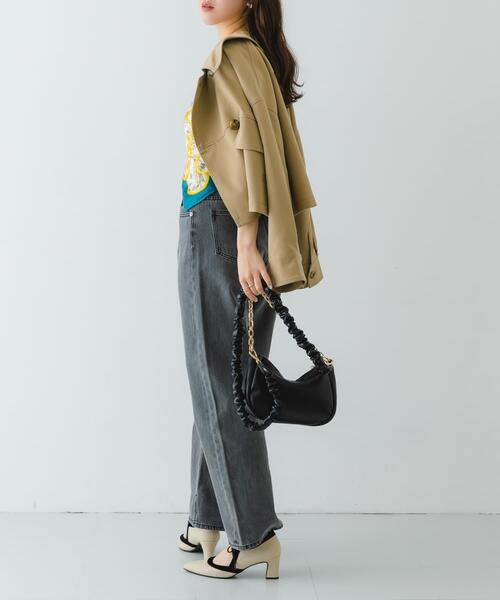 RODE SKO（ロデスコ）の「2WAYチェーンラウンドショルダーバッグ（ショルダーバッグ・レディース・ブラック/ベージュ系その他・ONE）」の9枚目の写真