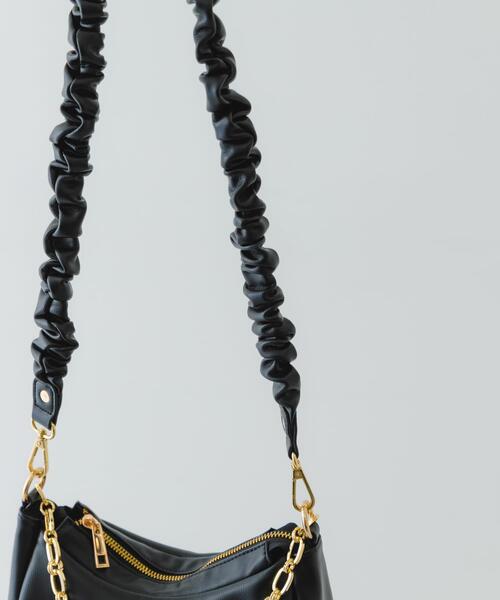 RODE SKO（ロデスコ）の「2WAYチェーンラウンドショルダーバッグ（ショルダーバッグ・レディース・ブラック/ベージュ系その他・ONE）」の14枚目の写真