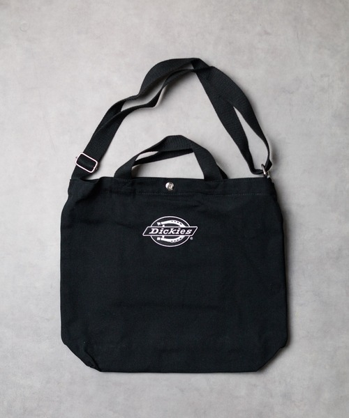 Dickies(ディッキーズ)の「◆Dickies(ディッキーズ)◆ICON EMBD CANVAS 2WAY SHOULDER(トートバッグ・レディース・ブラック・FREE)」の1枚目の写真
