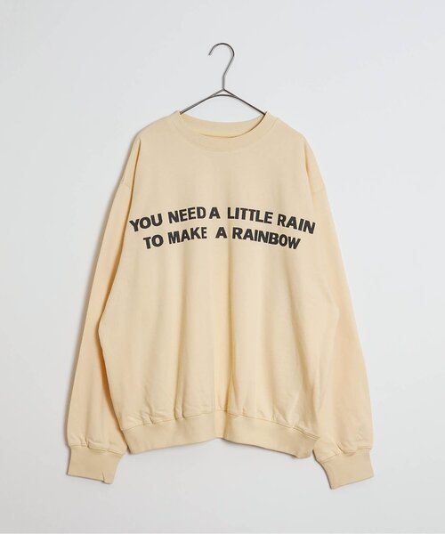 FRAMeWORK　オーバーサイズロゴスウェット FRAMeWORK オーバーサイズロゴスウェット