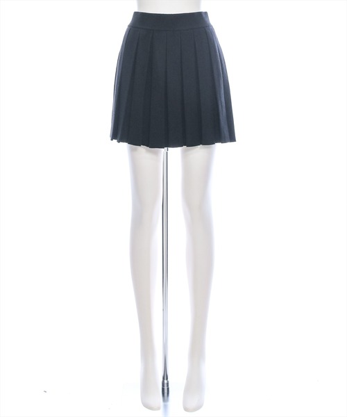 clear（クリア）の「ニットプリーツミニスカート[細見え] ≪2024AW新作≫（スカート・レディース・グレー/ブラック/ブラウン・F）」の16枚目の写真