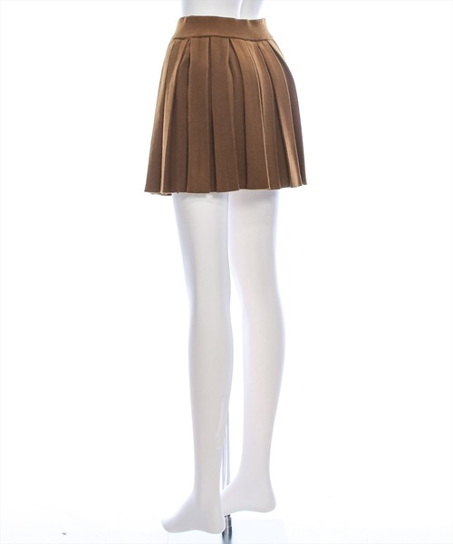 clear（クリア）の「ニットプリーツミニスカート[細見え] ≪2024AW新作≫（スカート・レディース・グレー/ブラック/ブラウン・F）」の20枚目の写真