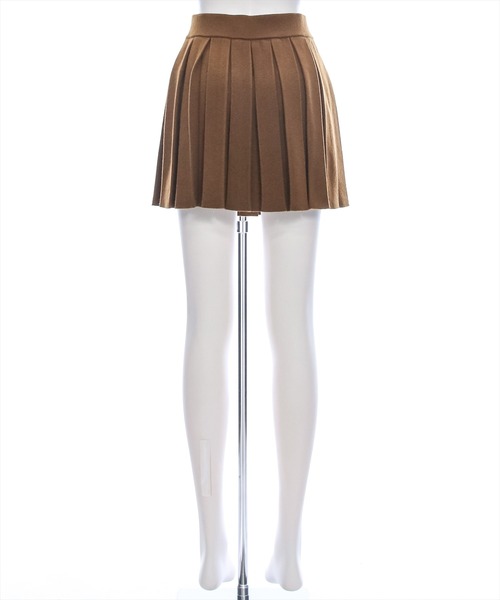 clear（クリア）の「ニットプリーツミニスカート[細見え] ≪2024AW新作≫（スカート・レディース・グレー/ブラック/ブラウン・F）」の21枚目の写真