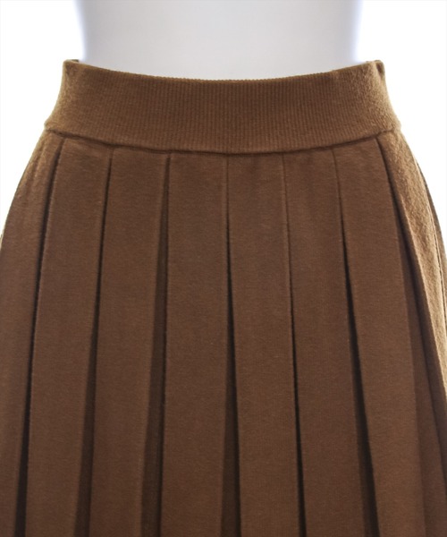 clear（クリア）の「ニットプリーツミニスカート[細見え] ≪2024AW新作≫（スカート・レディース・グレー/ブラック/ブラウン・F）」の22枚目の写真