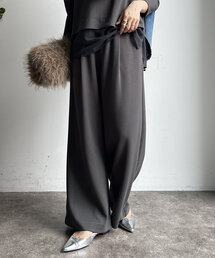 【WEB限定】ボンディングワイドパンツ
