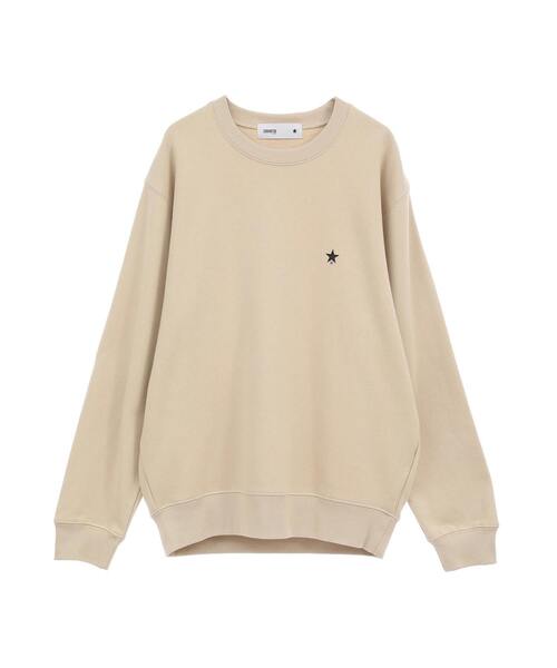 CONVERSE TOKYO(コンバーストウキョウ)の「【限定展開】ONE POINT DESIGN SWEAT(スウェット・レディース・ホワイト/ベージュ/ブラック/ブラウン・LARGE/SMALL/MEDIUM)」の4枚目の写真