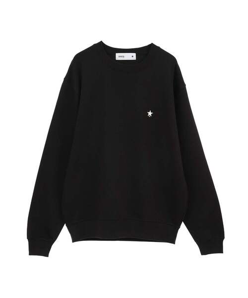 CONVERSE TOKYO(コンバーストウキョウ)の「【限定展開】ONE POINT DESIGN SWEAT(スウェット・レディース・ホワイト/ベージュ/ブラック/ブラウン・LARGE/SMALL/MEDIUM)」の3枚目の写真