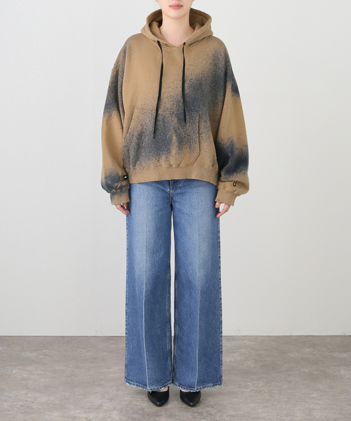 JOURNAL STANDARD(ジャーナルスタンダード)の「【NOMA t.d. / ノーマティーディー】 Hand Dyed Twist Parka N38-CS 03C(パーカー・レディース・ベージュ・MEDIUM)」の2枚目の写真