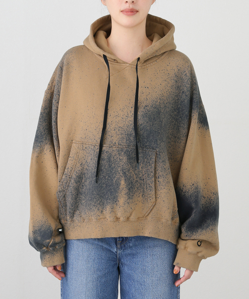 JOURNAL STANDARD(ジャーナルスタンダード)の「【NOMA t.d. / ノーマティーディー】 Hand Dyed Twist Parka N38-CS 03C(パーカー・レディース・ベージュ・MEDIUM)」の3枚目の写真