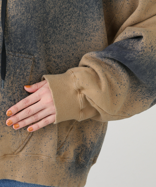 JOURNAL STANDARD(ジャーナルスタンダード)の「【NOMA t.d. / ノーマティーディー】 Hand Dyed Twist Parka N38-CS 03C(パーカー・レディース・ベージュ・MEDIUM)」の9枚目の写真