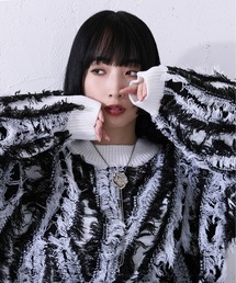 フリンジジャガードプルオーバー