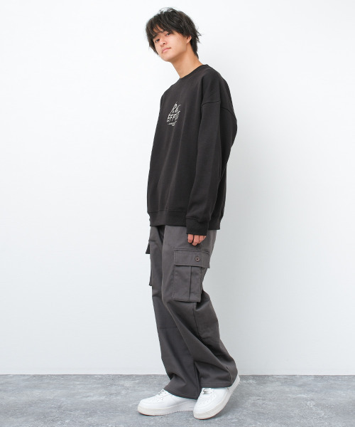 RAT EFFECT(ラットエフェクト)の「裏フリースワイドタックカーゴパンツ(カーゴパンツ・キッズ・チャコールグレー/ブラック/カーキ・170/160/150/140/130)」の6枚目の写真