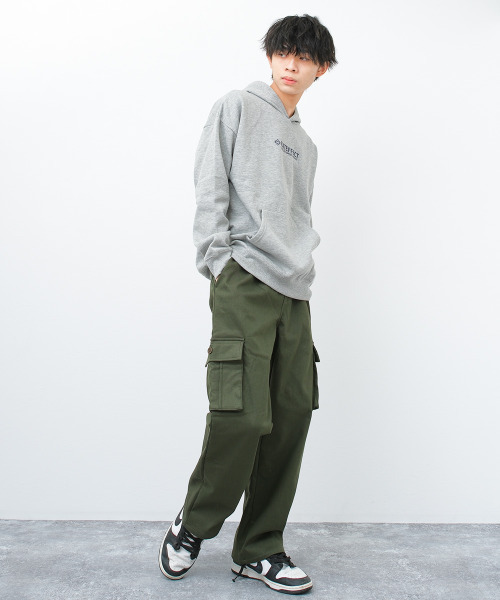 RAT EFFECT(ラットエフェクト)の「裏フリースワイドタックカーゴパンツ(カーゴパンツ・キッズ・チャコールグレー/ブラック/カーキ・170/160/150/140/130)」の9枚目の写真