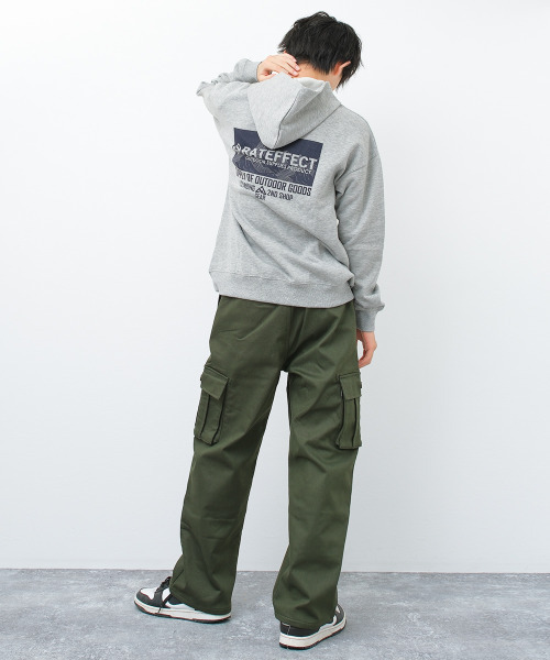 RAT EFFECT(ラットエフェクト)の「裏フリースワイドタックカーゴパンツ(カーゴパンツ・キッズ・チャコールグレー/ブラック/カーキ・170/160/150/140/130)」の10枚目の写真