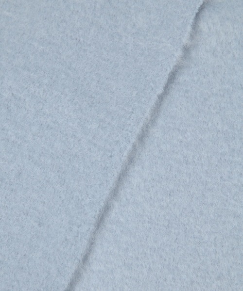 BAYFLOW（ベイフロー）の「[今年らしいボリューム感]ロゴ刺繍マフラー（マフラー・レディース・オフホワイト/サックスブルー・FREE）」の10枚目の写真