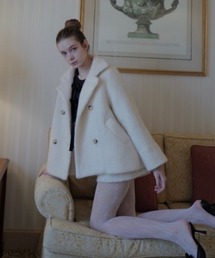 Luan | 【Luan】2way  シャギーカラーコート(チェスターコート)