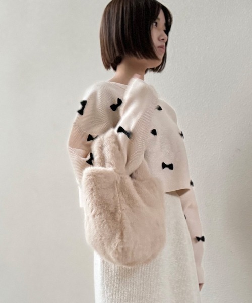 NOLITA LABORATORY（ノリータラボラトリー）の「【 NOLITA / ノリータ ふわふわハンドバッグ（ハンドバッグ・レディース・ブラック/ブラウン/ベージュ・FREE）」の9枚目の写真
