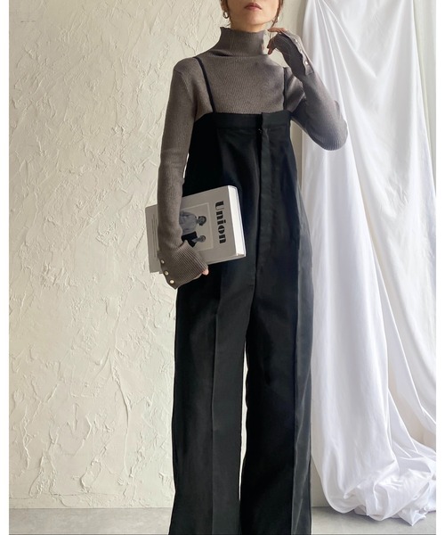 サロペット・オーバーオール・オールインワン HHOLIC zip all-in-one ivory 40 サロペット・オーバーオール・オールインワン HHOLIC zip all-in