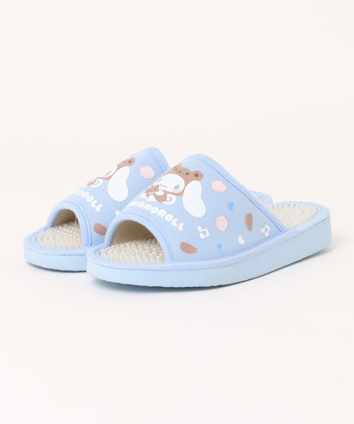 VIBGYOR(ヴィブジョー)の「【Sanrio】サンリオキャラクターズおともだち着ぐるみ健康サンダル(MA)(サンダル・レディース・ブルー/イエロー/ピンク/パープル・M/L)」の2枚目の写真