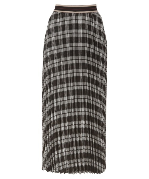 KOBE LETTUCE（コウベレタス）の「ウエストラインゴムチェックスカート（スカート・レディース・ブラック/グリーン/ブラウン・M）」の13枚目の写真