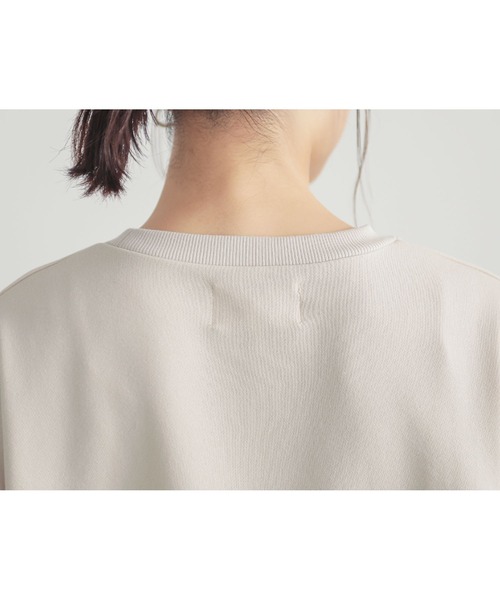n'OrLABEL（ノアールレーベル）の「『シャツドッキングスウェット』（スウェット・レディース・アイボリー/杢グレー/ブラック・FREE）」の8枚目の写真