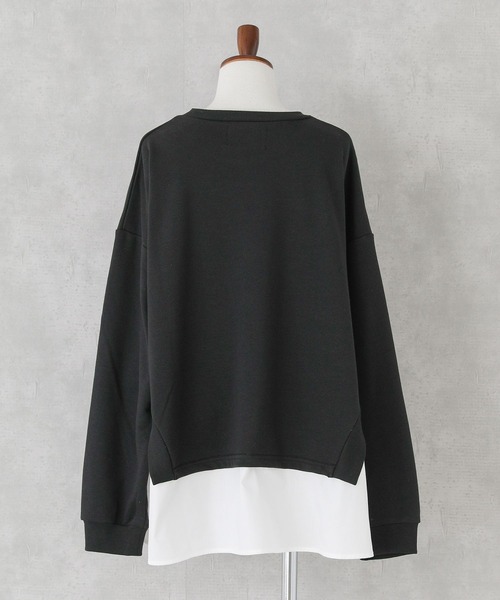 シャツドッキングスウェット』（スウェット）｜n'OrLABEL（ノアール