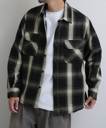 Toucan Surfing（トゥーカンサーフィン）の「【Toucan Surfing】 ヘビーネル 裏起毛 長袖 CPOシャツ 綿100（シャツ/ブラウス）」