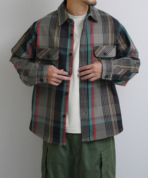 Toucan Surfing（トゥーカンサーフィン）の「【Toucan Surfing】 ヘビーネル 裏起毛 長袖 CPOシャツ 綿100（シャツ/ブラウス）」