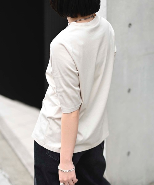 【夏に着たい爽やかさ！】HERMES クルーネック半袖Tシャツ Healthknit】クルーネック半袖Tシャツ（Tシャツ/カットソー