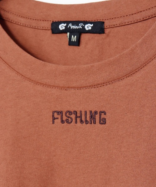 チャイハネ（チャイハネ）の「【チャイハネ】ツルドールメンズTシャツ（Tシャツ/カットソー・メンズ・ライトグリーン/ブラウン・M/L）」の4枚目の写真