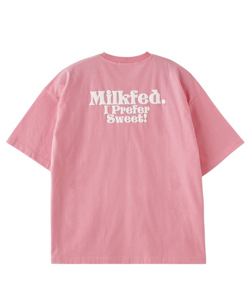 MILKFED.（ミルクフェド）の「I PREFER SWEET WIDE S/S TEE（Tシャツ/カットソー・レディース・ホワイト/ブラック/ライトピンク・ONE SIZE）」の7枚目の写真