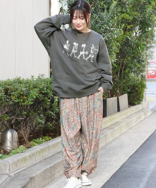 チチカカ（チチカカ）の「ネイティブアメリカンスウェットプルオーバー【ユニセックス】（スウェット・メンズ・チャコールグレー/ブルー/オートミール・FREE）」の4枚目の写真