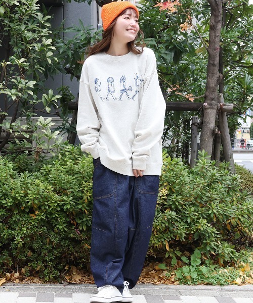 チチカカ（チチカカ）の「ネイティブアメリカンスウェットプルオーバー【ユニセックス】（スウェット・メンズ・チャコールグレー/ブルー/オートミール・FREE）」の5枚目の写真