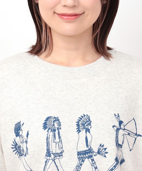 チチカカ（チチカカ）の「ネイティブアメリカンスウェットプルオーバー【ユニセックス】（スウェット・メンズ・チャコールグレー/ブルー/オートミール・FREE）」の12枚目の写真